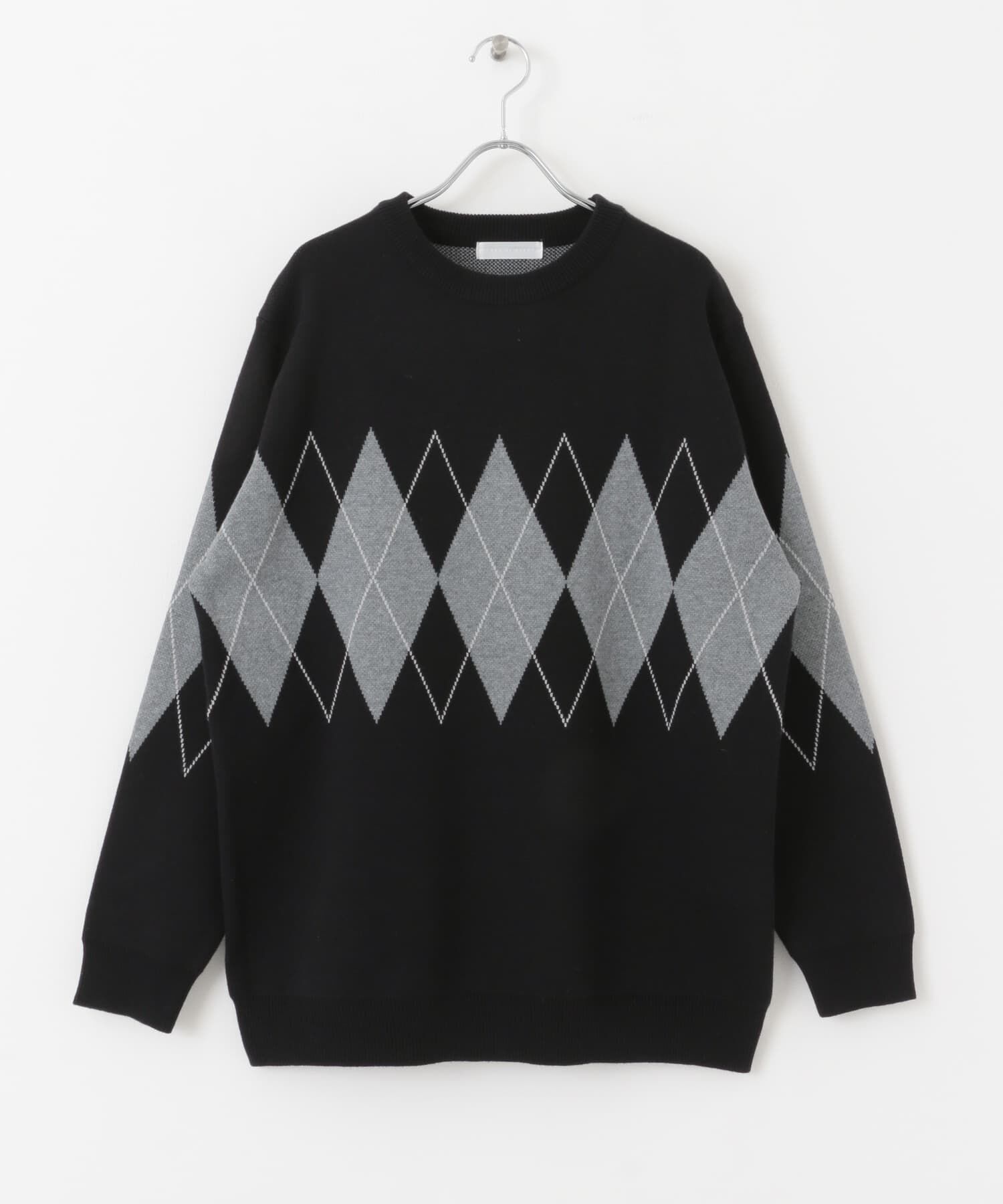 SENSE OF PLACE by URBAN RESEARCH「アーガイルクルーネックセーター」|ニット・セーター|