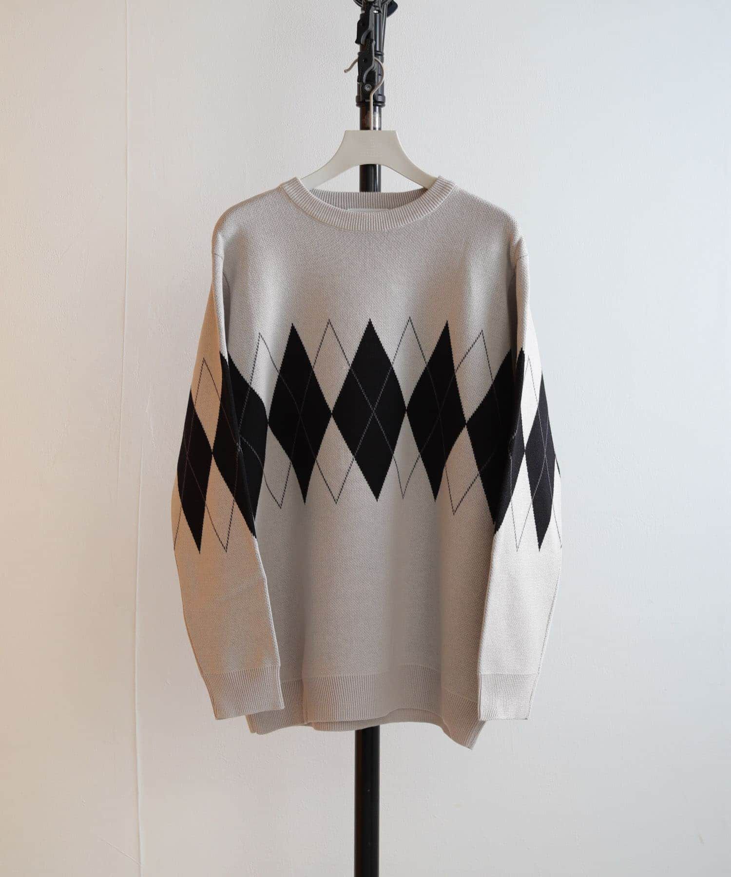 SENSE OF PLACE by URBAN RESEARCH「アーガイルクルーネックセーター」|ニット・セーター|