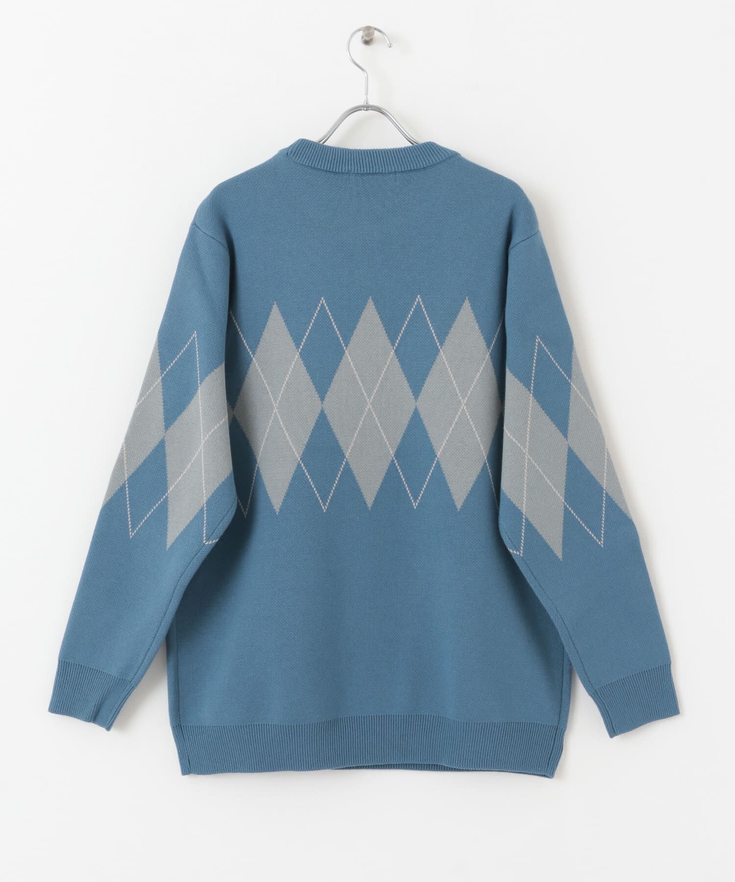 SENSE OF PLACE by URBAN RESEARCH「アーガイルクルーネックセーター」|ニット・セーター|