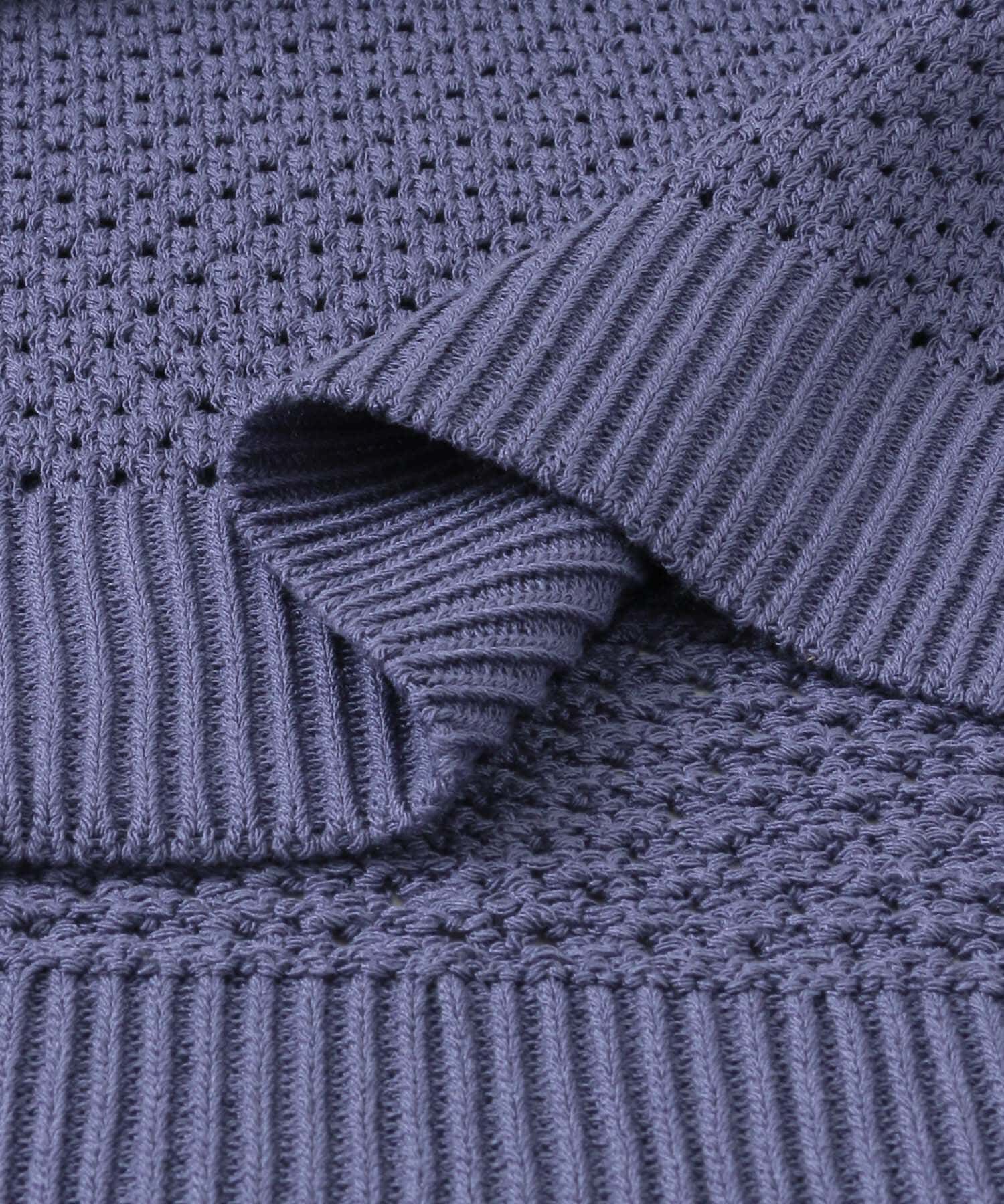 SENSE OF PLACE by URBAN RESEARCH「『洗濯可』シアーメッシュクルーネックニット」|ニット・セーター|