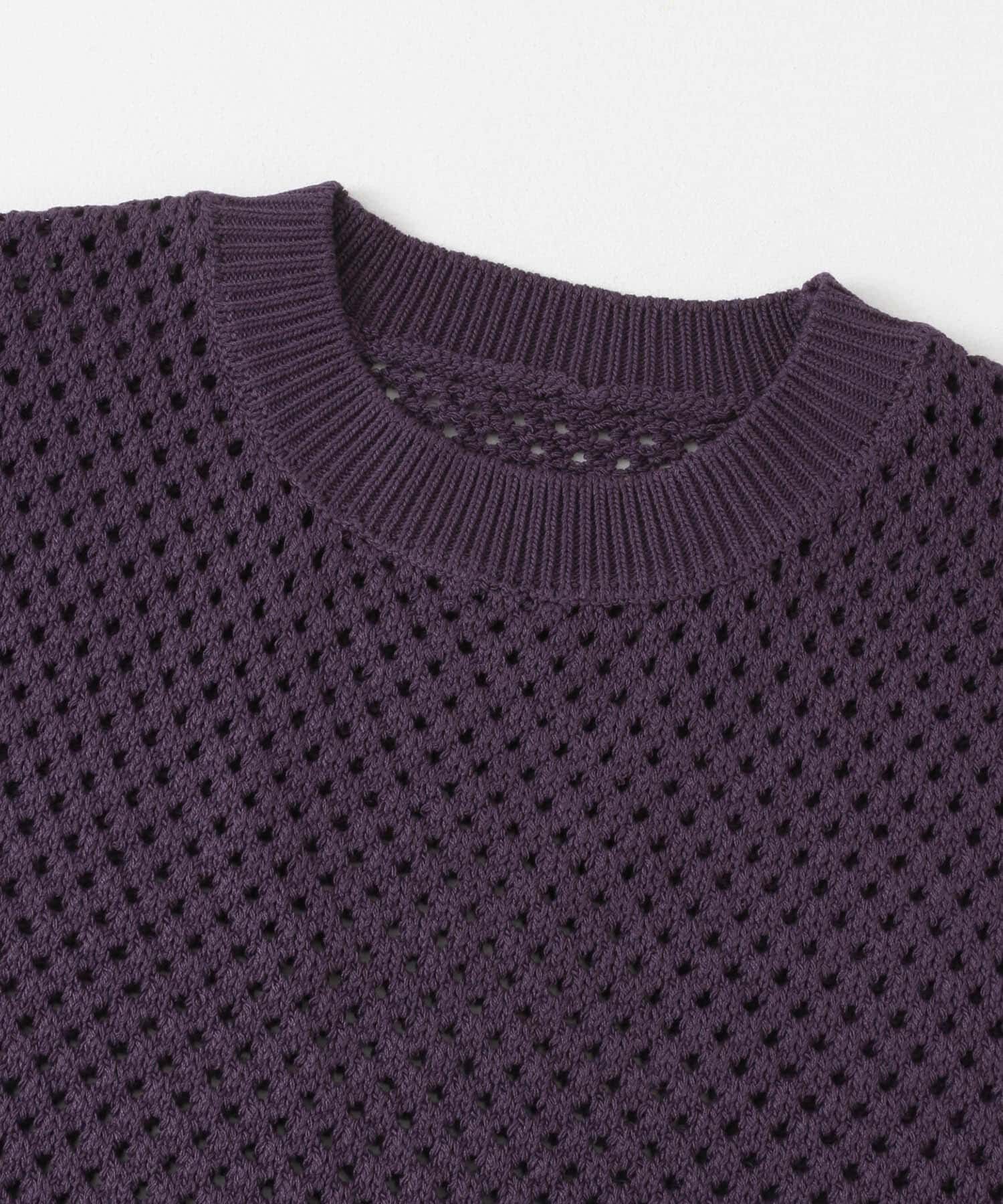 SENSE OF PLACE by URBAN RESEARCH「『洗濯可』シアーメッシュクルーネックニット」|ニット・セーター|