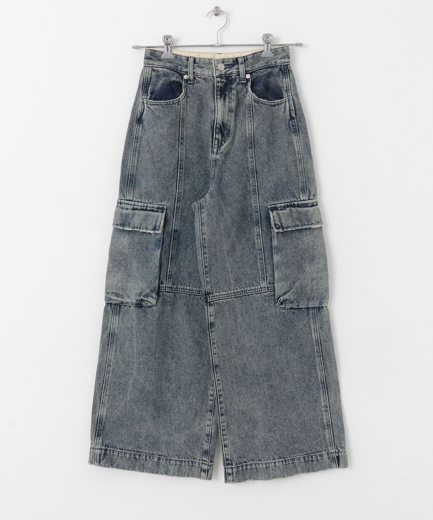 SENSE OF PLACE by URBAN RESEARCH「ヴィンテージデニムワイドパンツ」|デニム|