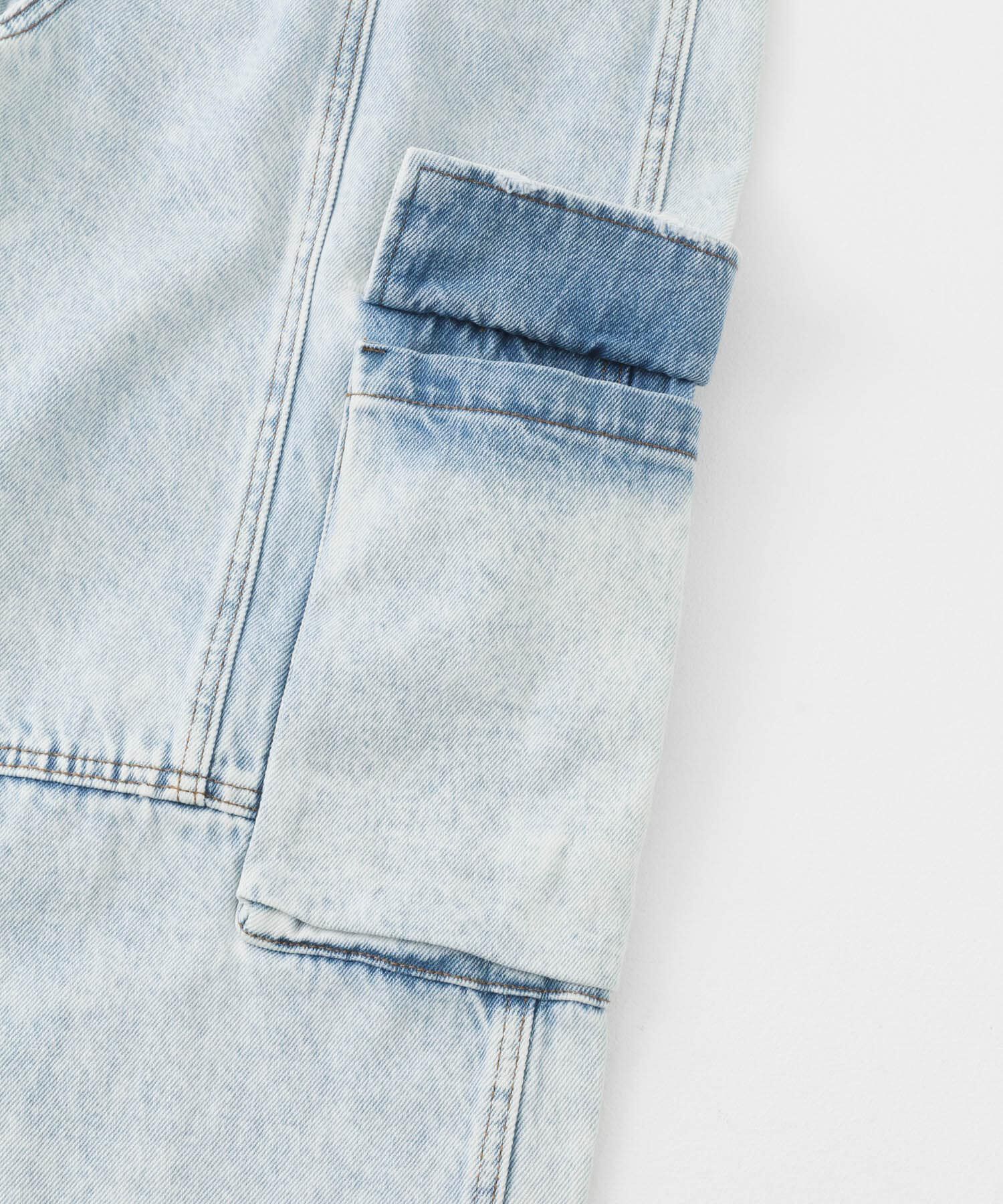 SENSE OF PLACE by URBAN RESEARCH「ヴィンテージデニムワイドパンツ」|デニム|