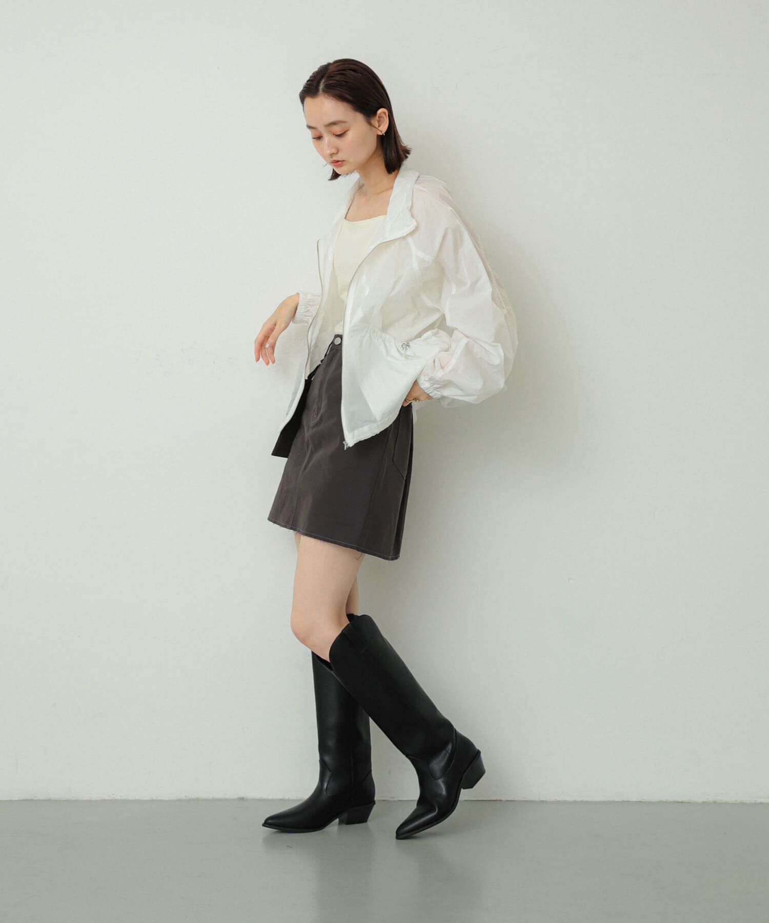 SENSE OF PLACE by URBAN RESEARCH「サイドポケットツキミニスカート」|スカート|