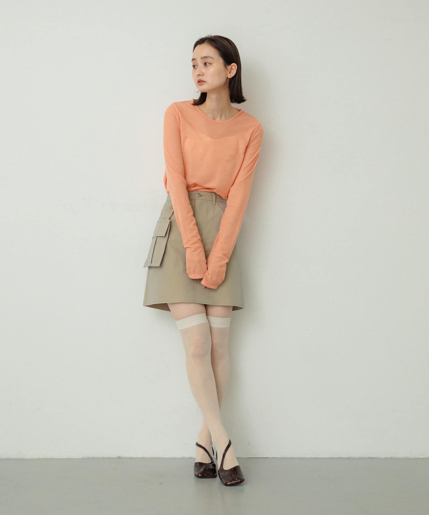 SENSE OF PLACE by URBAN RESEARCH「サイドポケットツキミニスカート」|スカート|