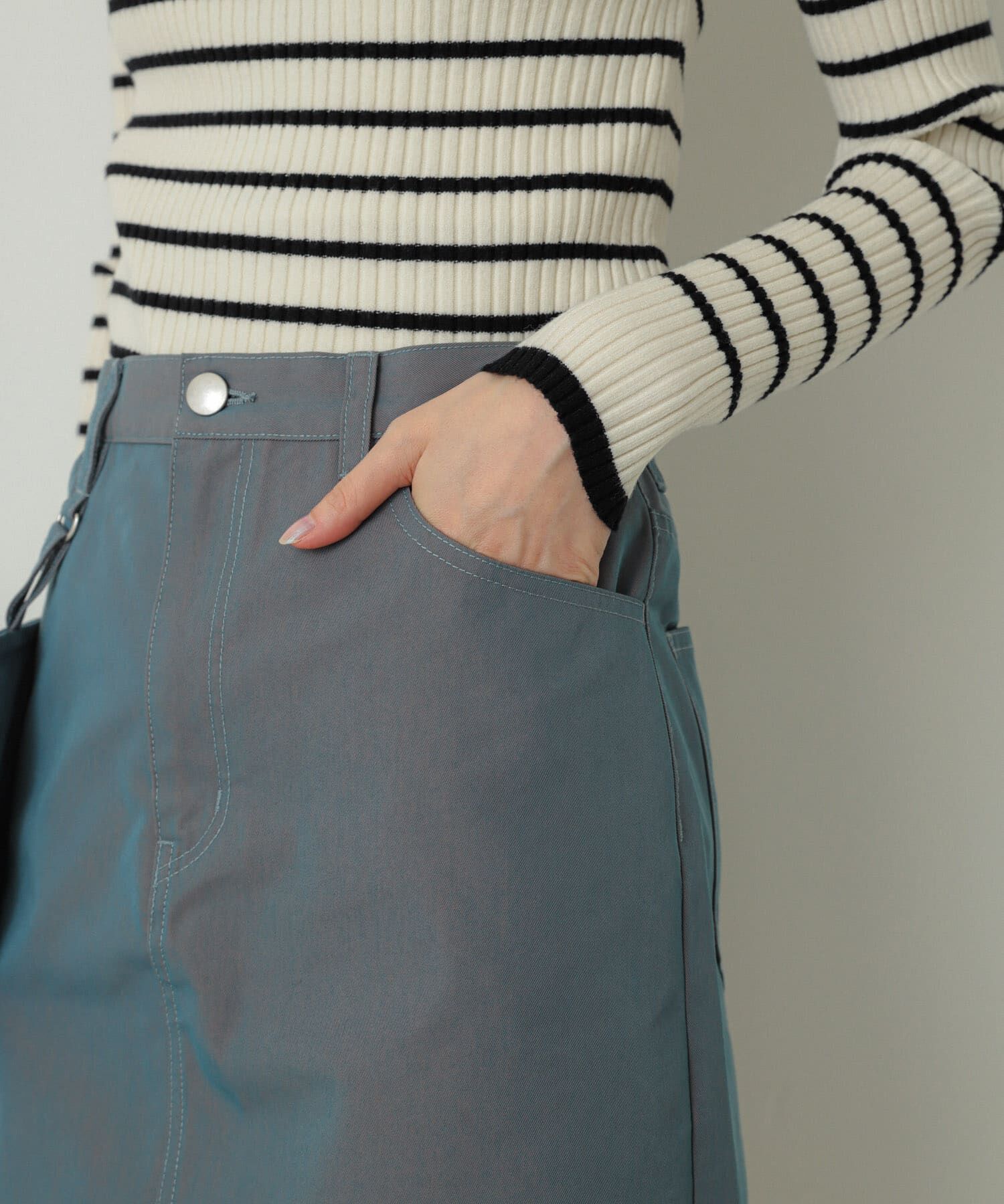 SENSE OF PLACE by URBAN RESEARCH「サイドポケットツキミニスカート」|スカート|