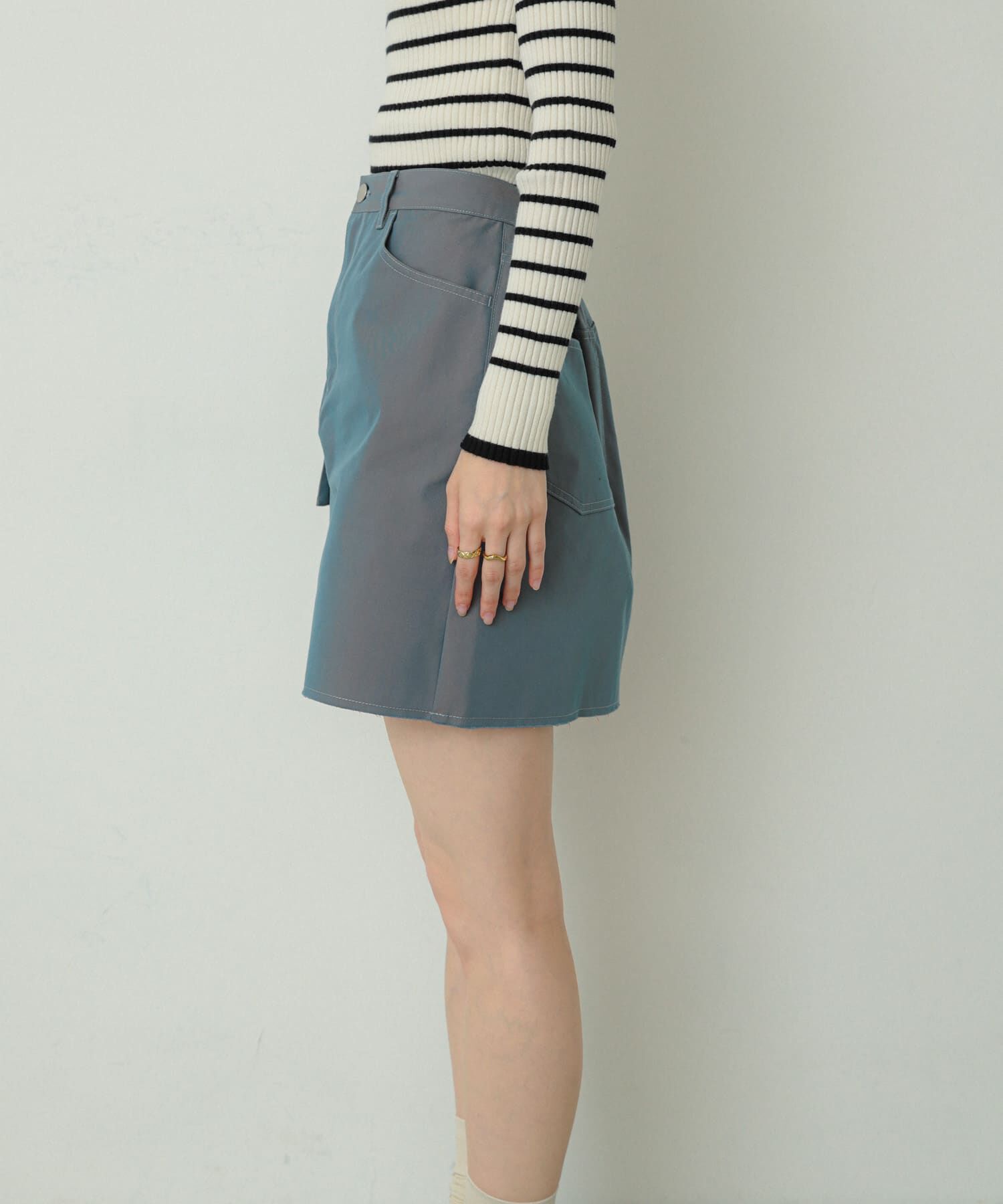 SENSE OF PLACE by URBAN RESEARCH「サイドポケットツキミニスカート」|スカート|