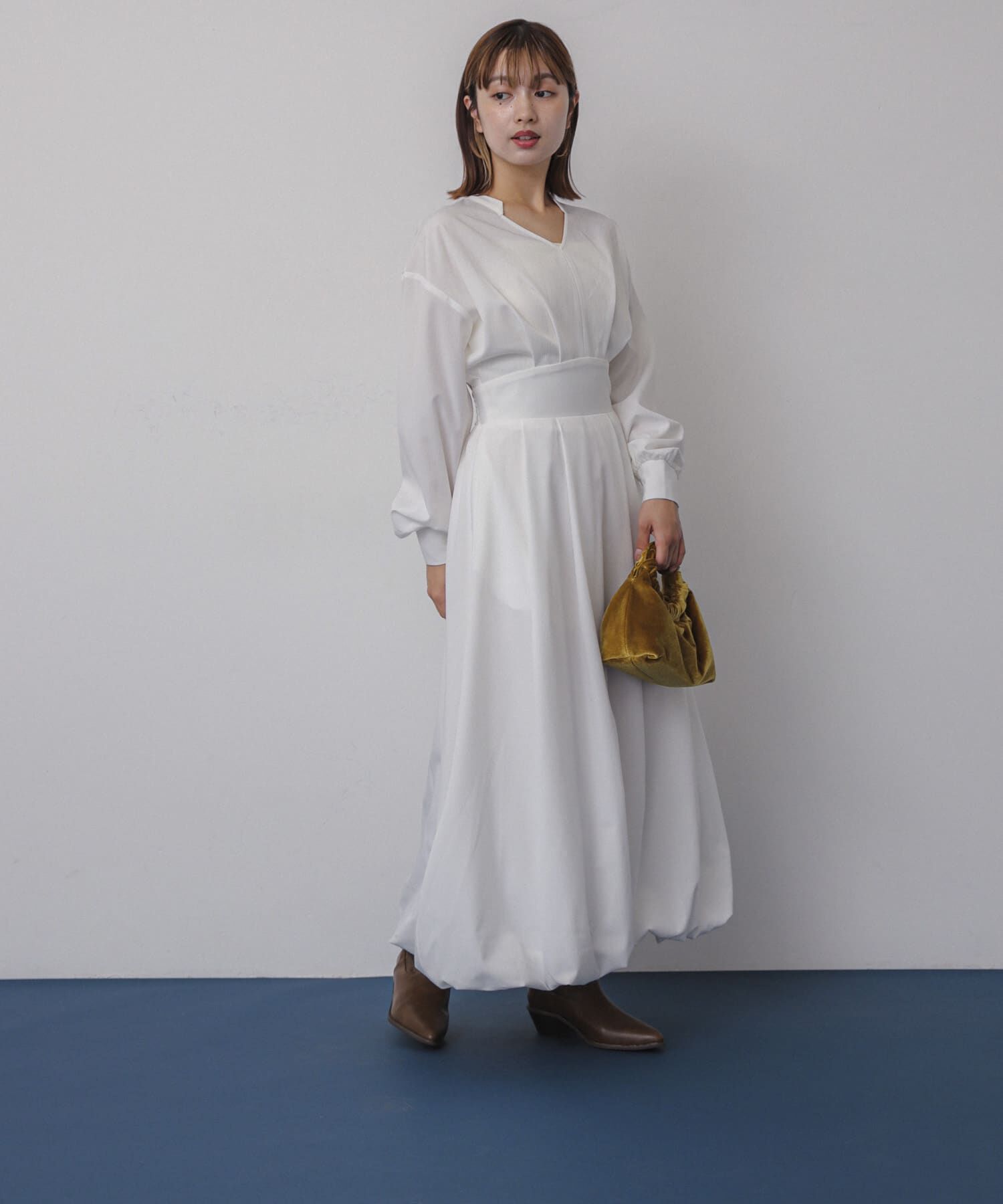 SENSE OF PLACE by URBAN RESEARCH「スキッパーバルーンワンピース」|ワンピース|