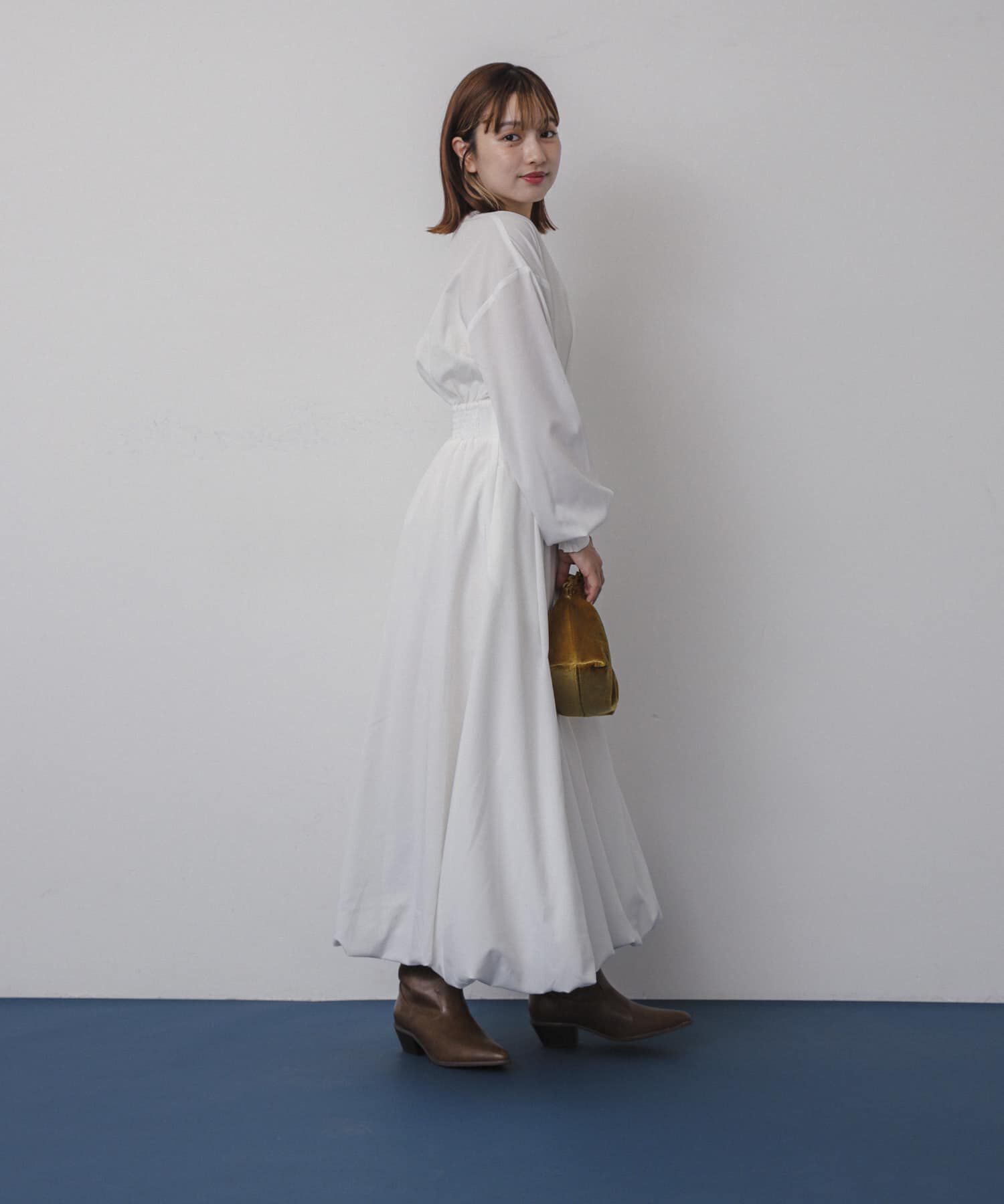 SENSE OF PLACE by URBAN RESEARCH「スキッパーバルーンワンピース」|ワンピース|