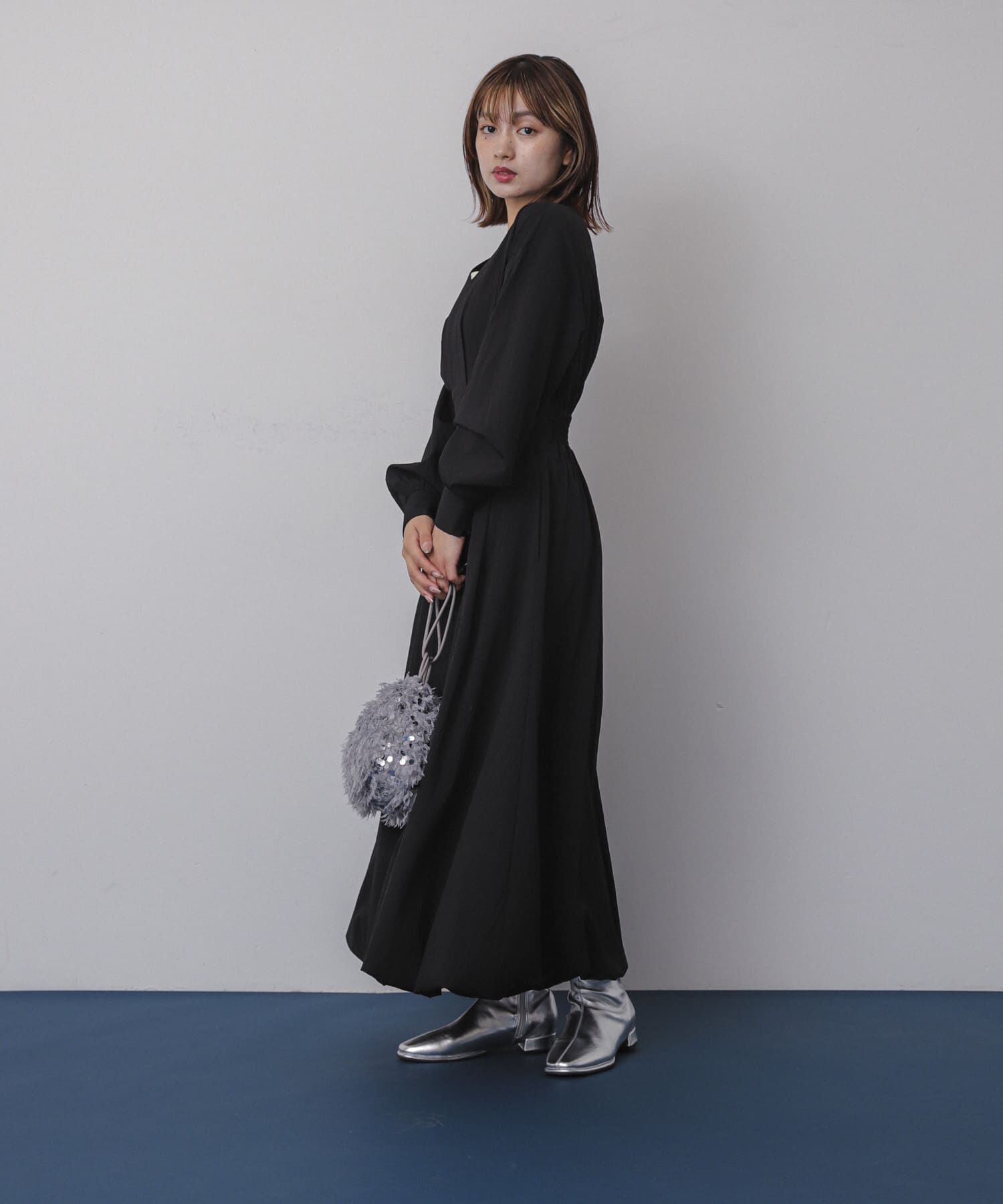 SENSE OF PLACE by URBAN RESEARCH「スキッパーバルーンワンピース」|ワンピース|