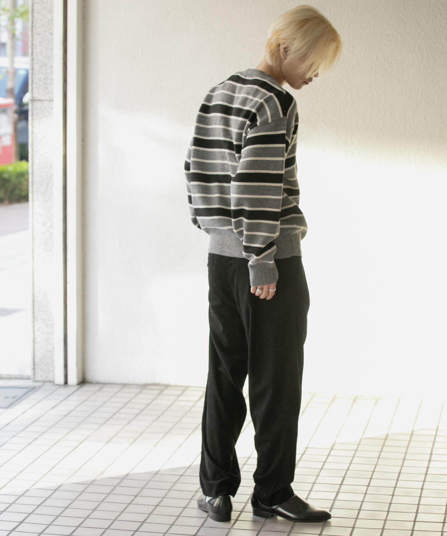 SENSE OF PLACE by URBAN RESEARCH「ウールブレンドボーダークルーネックニット」|ニット・セーター|