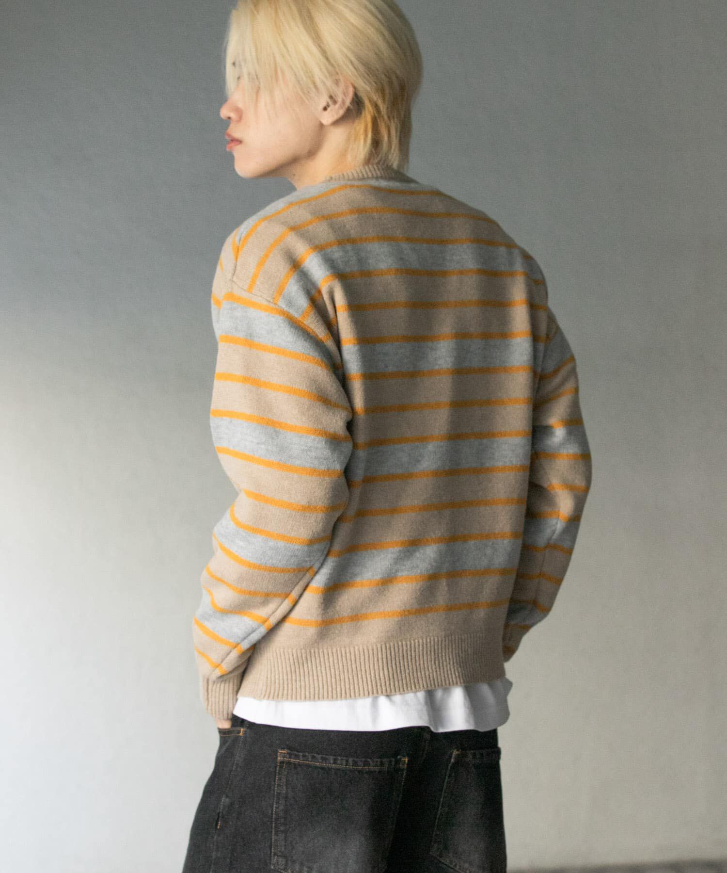 SENSE OF PLACE by URBAN RESEARCH「ウールブレンドボーダークルーネックニット」|ニット・セーター|