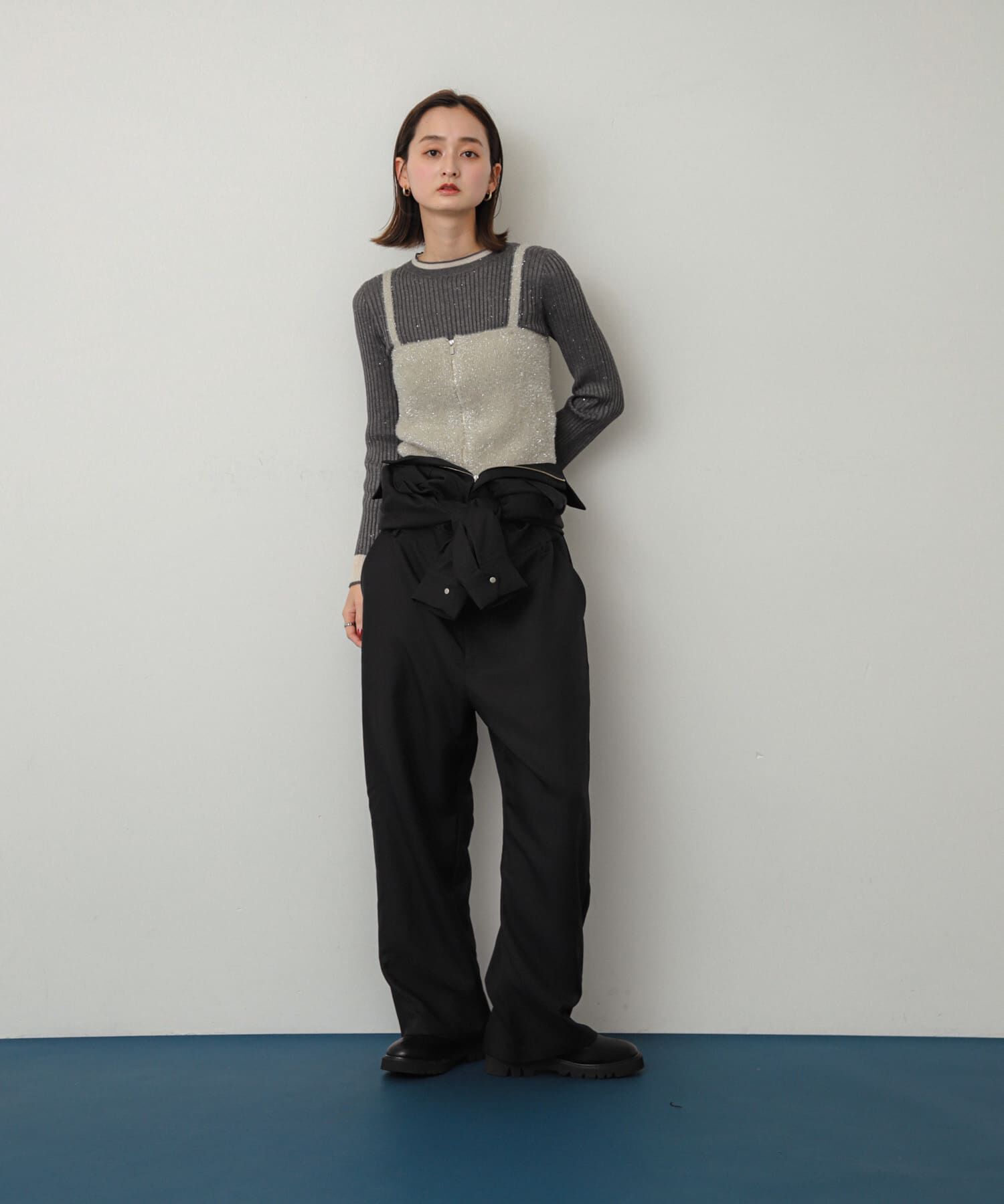 SENSE OF PLACE by URBAN RESEARCH「『別注』さらさ&times;SENSE OF PLACE　ソフトツイルジャンプスーツ」|スカート|