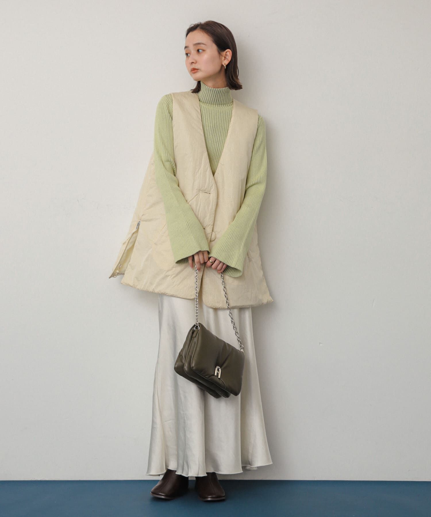 SENSE OF PLACE by URBAN RESEARCH「サイドジップパフベスト」|ダウンベスト・ベスト|