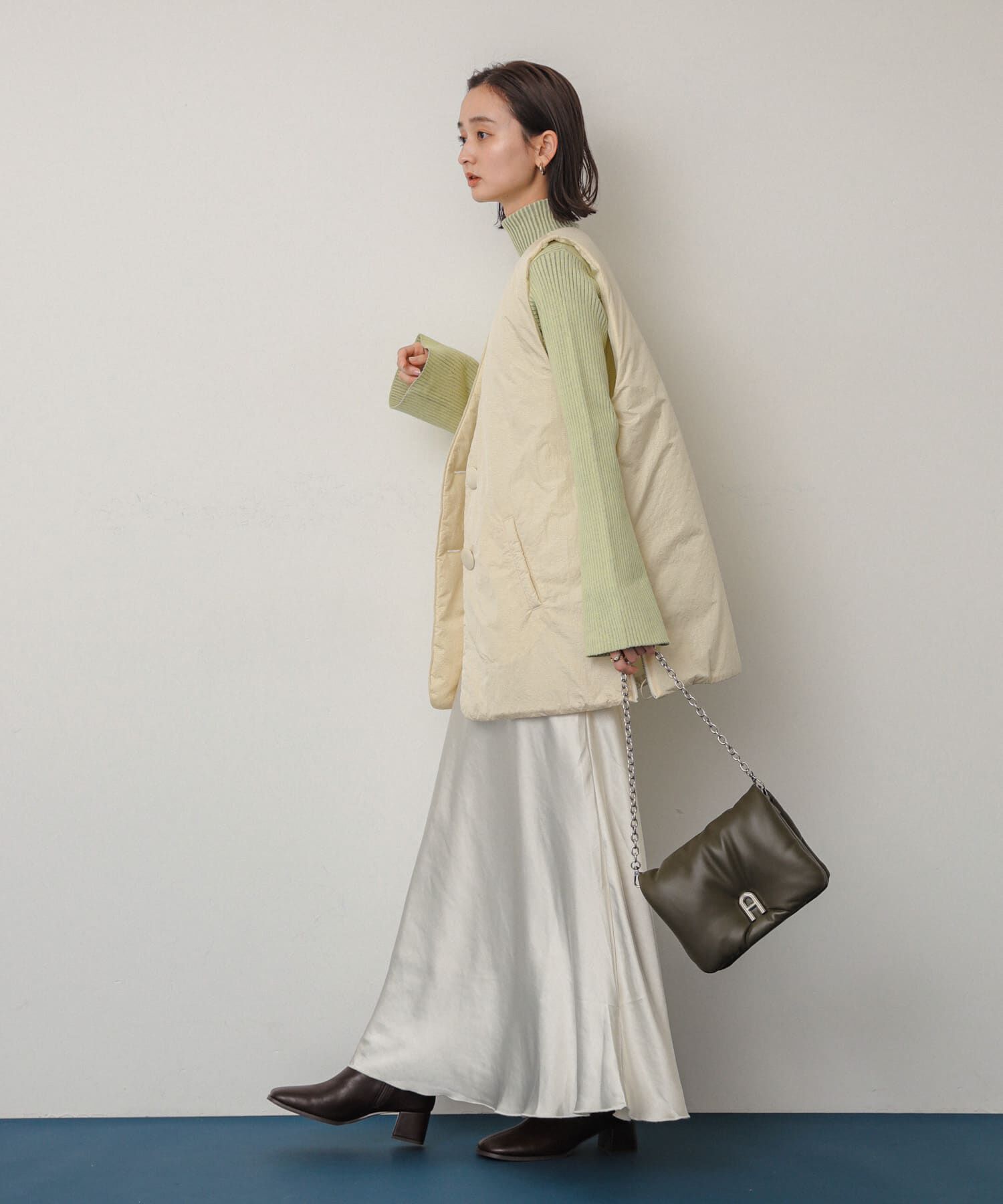 SENSE OF PLACE by URBAN RESEARCH「サイドジップパフベスト」|ダウンベスト・ベスト|