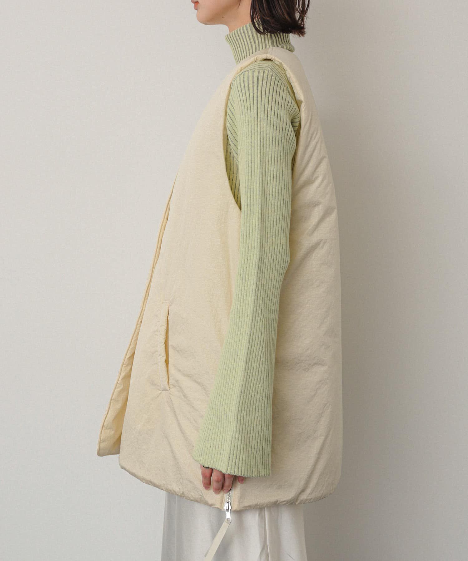 SENSE OF PLACE by URBAN RESEARCH「サイドジップパフベスト」|ダウンベスト・ベスト|