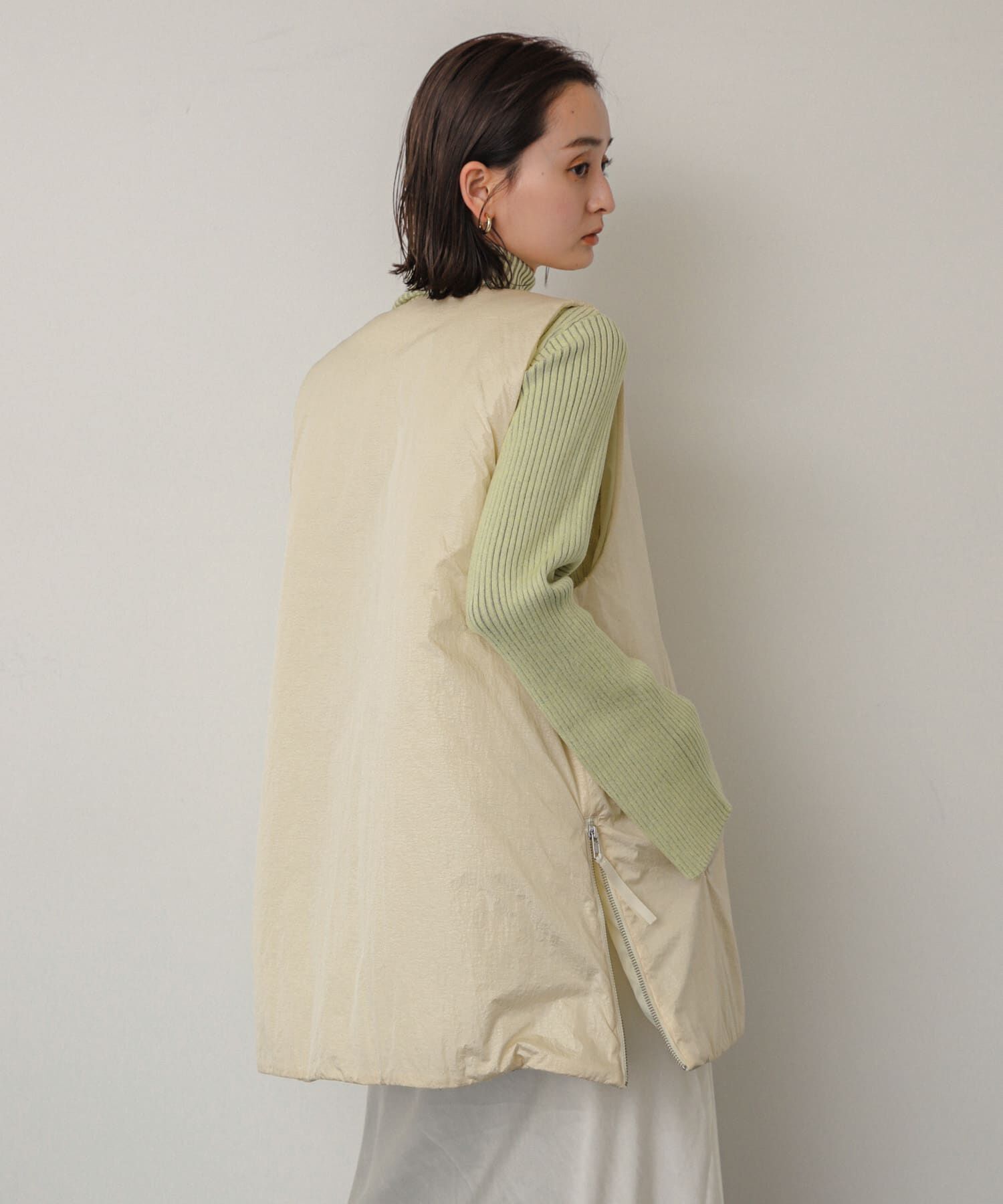 SENSE OF PLACE by URBAN RESEARCH「サイドジップパフベスト」|ダウンベスト・ベスト|