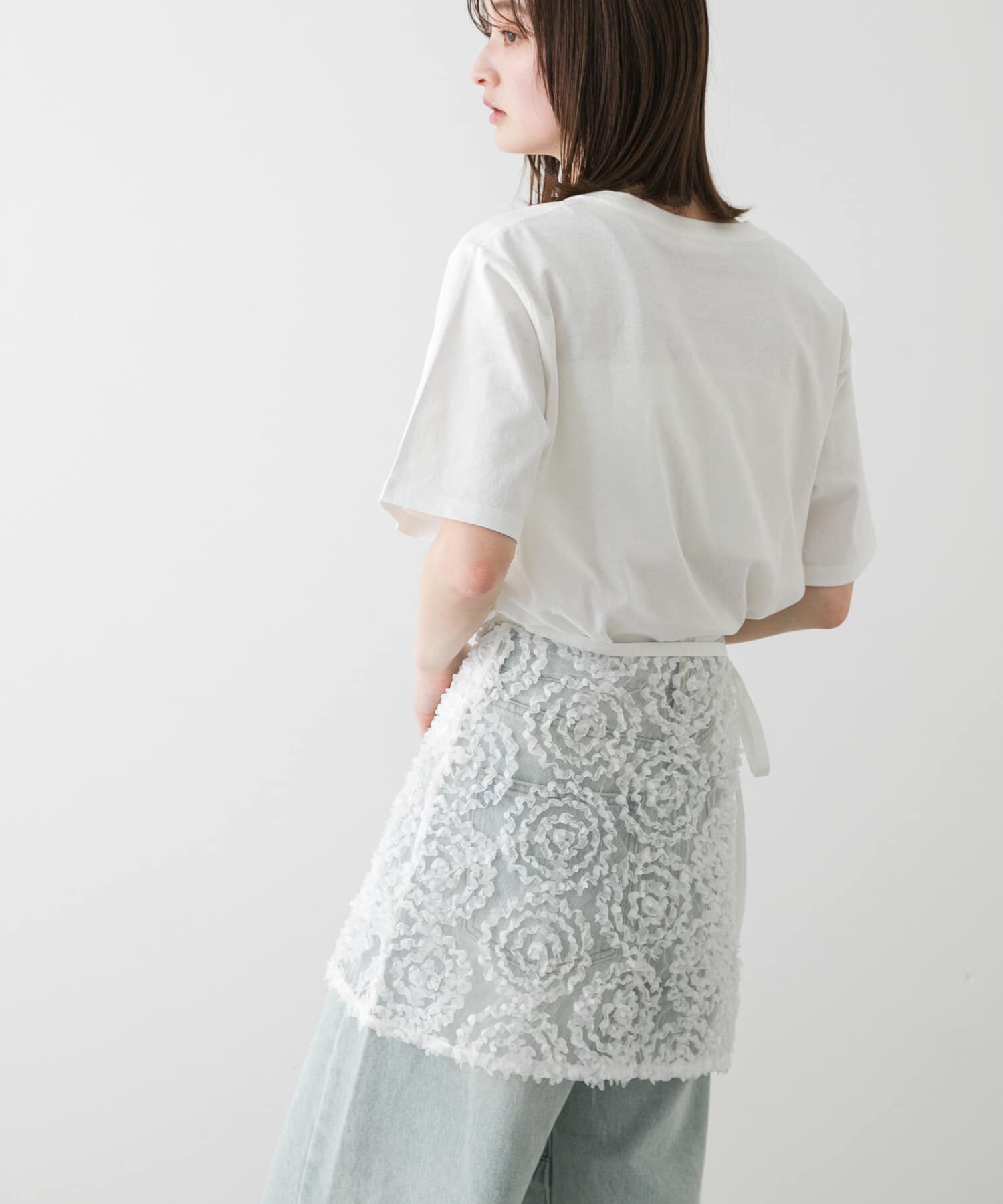 SENSE OF PLACE by URBAN RESEARCH「チュールレースラップスカート」|スカート|