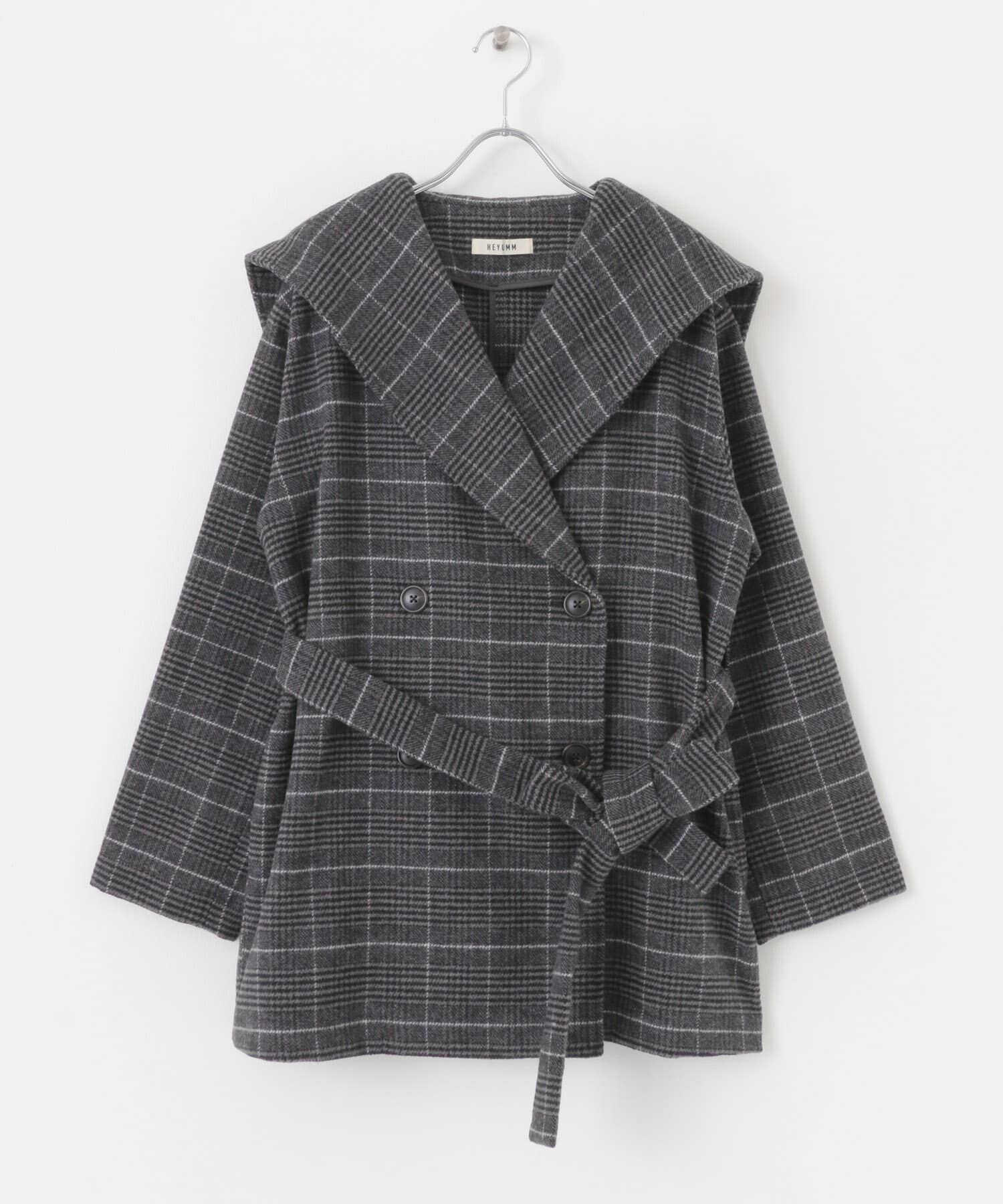 SENSE OF PLACE by URBAN RESEARCH「ビッグカラーミディコート」|ノーカラーコート|