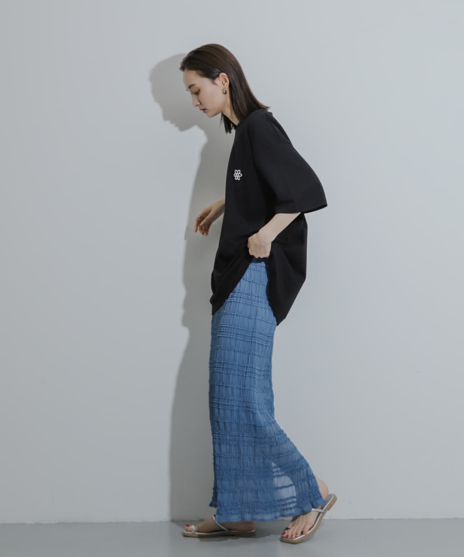 SENSE OF PLACE by URBAN RESEARCH「アイラインフリルスカート」|スカート|