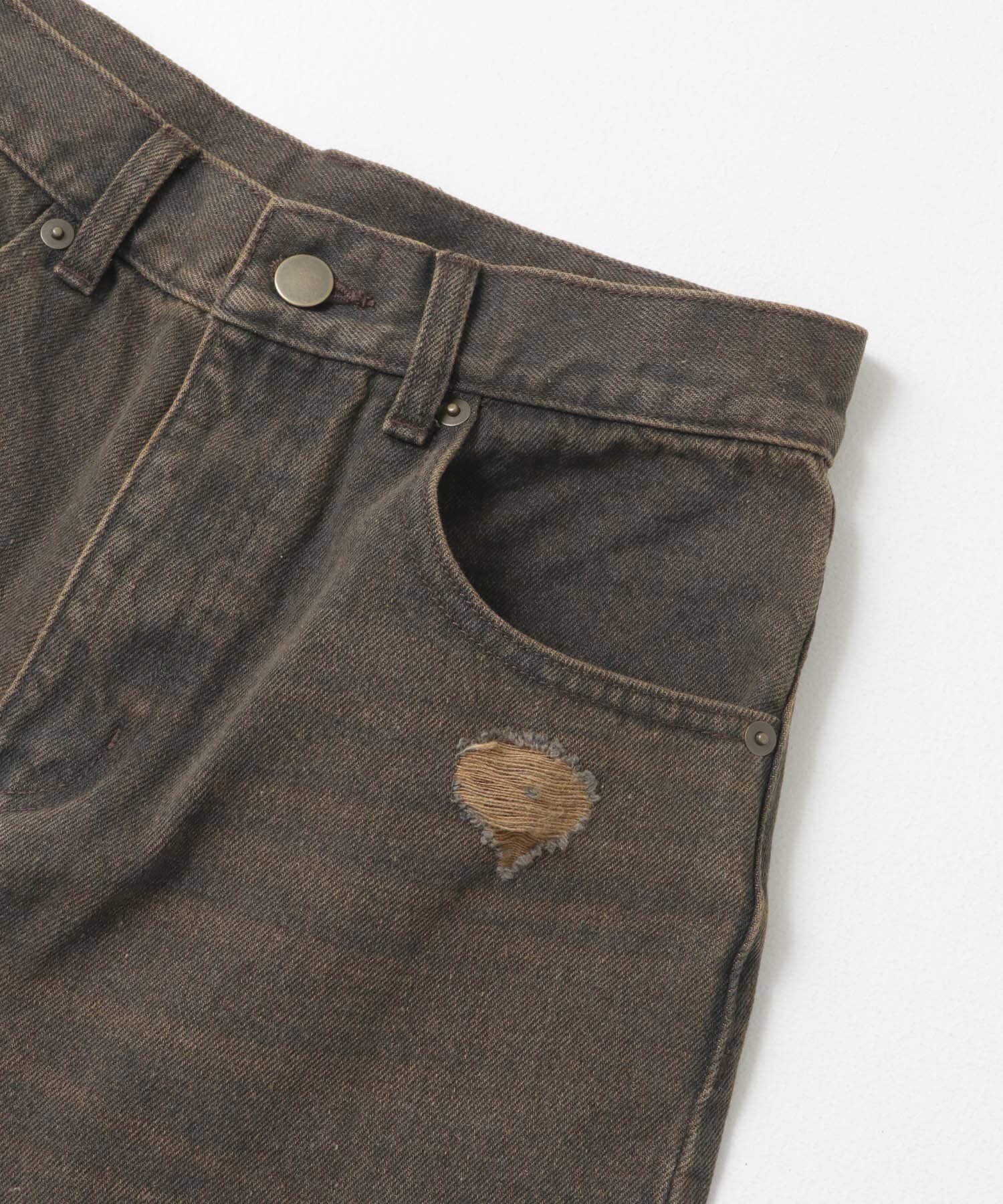 SENSE OF PLACE by URBAN RESEARCH「ダメージストレートデニム」|デニム|