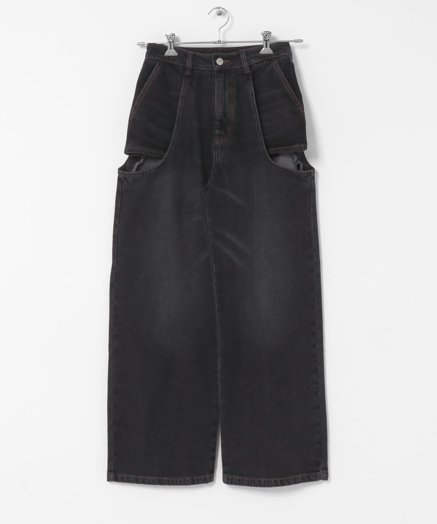 SENSE OF PLACE by URBAN RESEARCH「『WEB/一部店舗限定サイズ』サイドカットアウトデニム」|デニム|