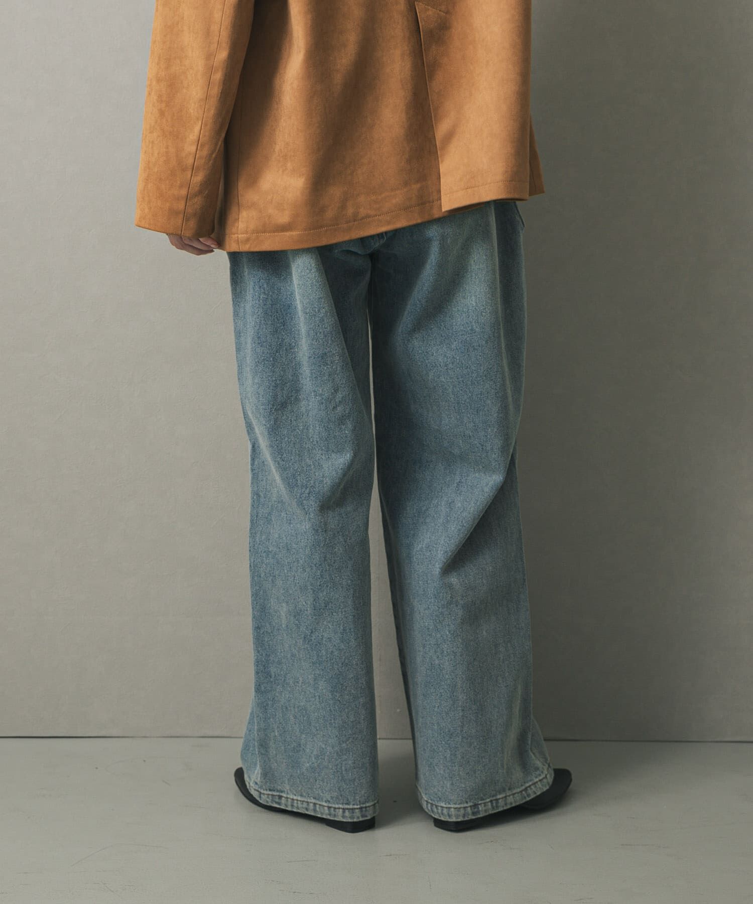 SENSE OF PLACE by URBAN RESEARCH「『WEB/一部店舗限定サイズ』サイドカットアウトデニム」|デニム|