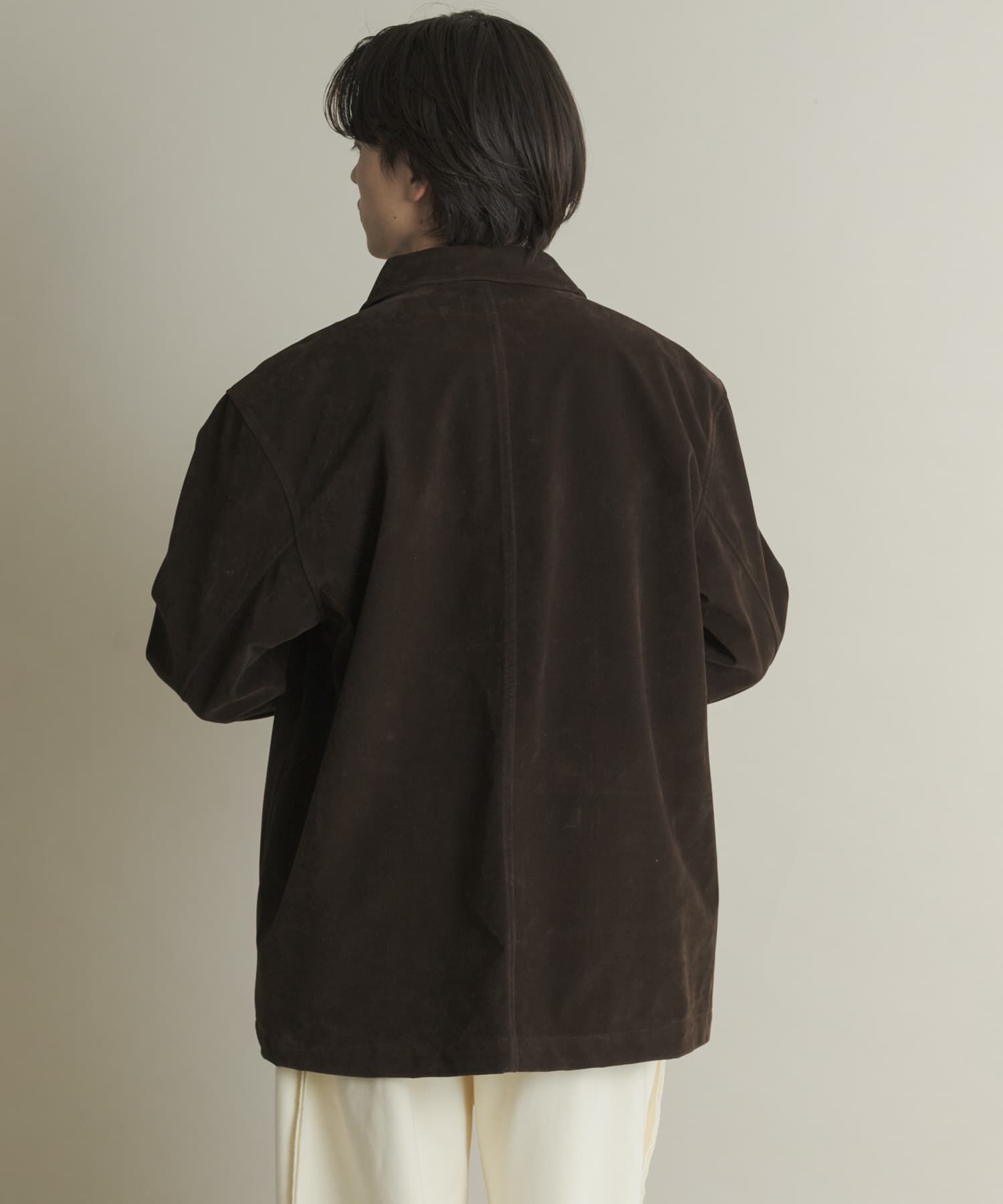 SENSE OF PLACE by URBAN RESEARCH「F/Sジャケット」|ノーカラーコート|