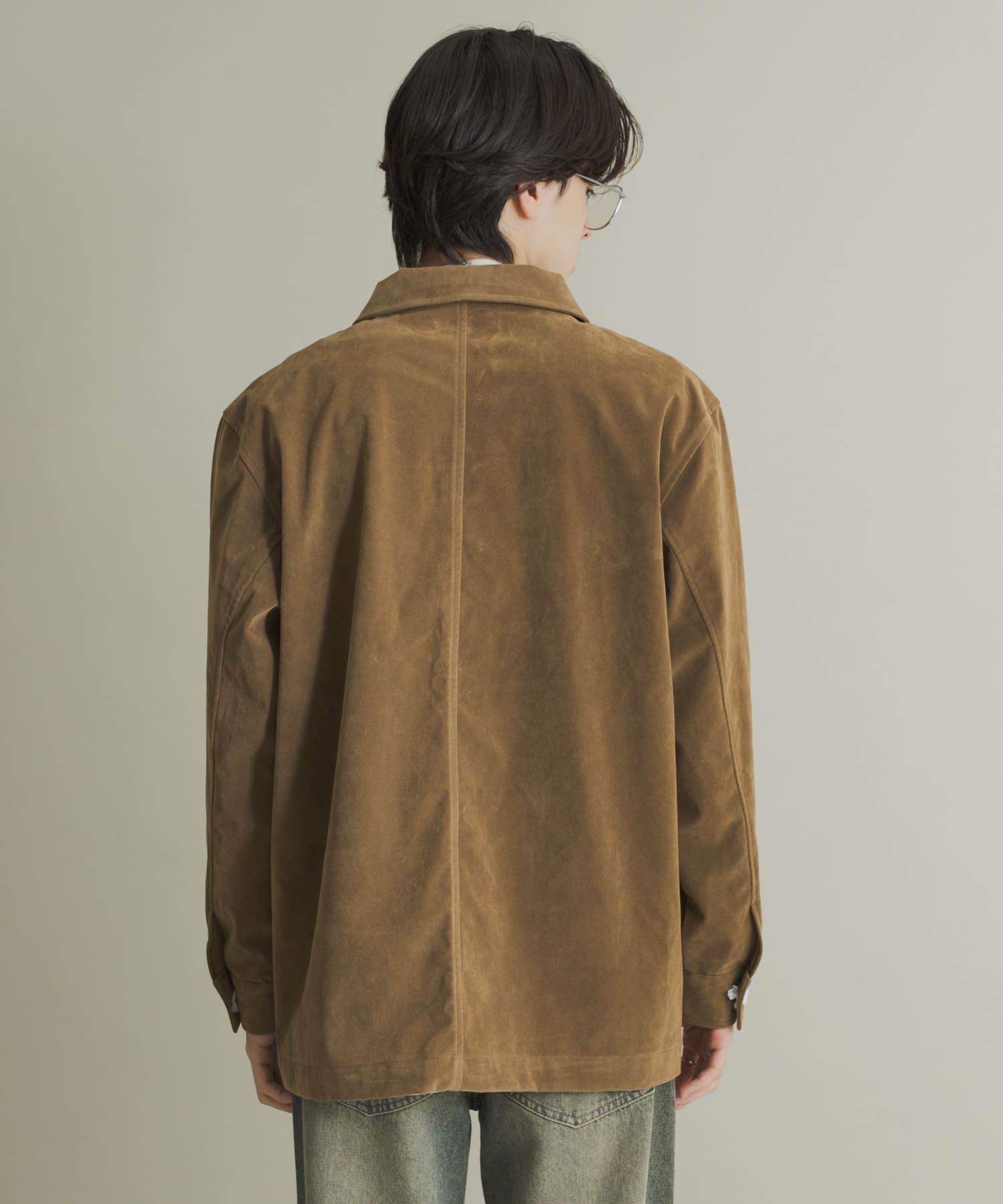 SENSE OF PLACE by URBAN RESEARCH「F/Sジャケット」|ノーカラーコート|