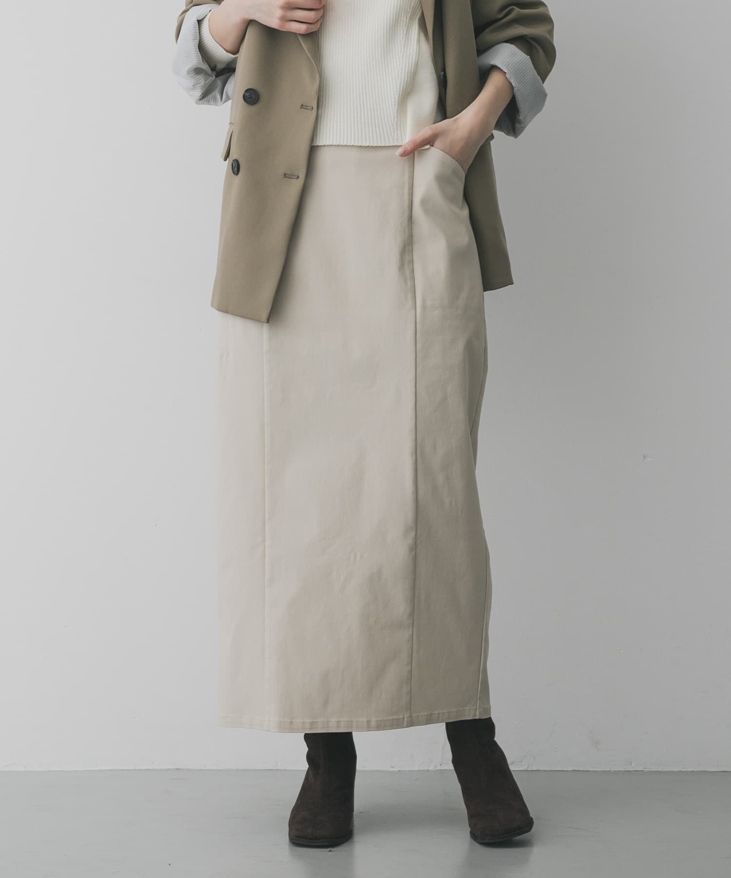 SENSE OF PLACE by URBAN RESEARCH「『一部WEB限定サイズ』ストレッチタイトスカート」|スカート|