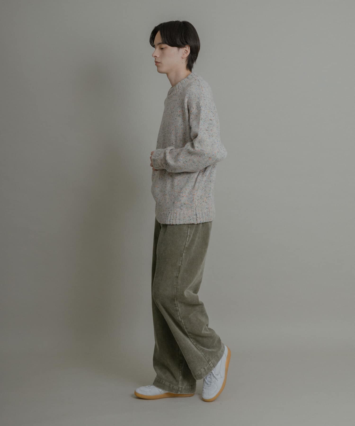 SENSE OF PLACE by URBAN RESEARCH「『洗濯可』カラーネップニットプルオーバー」|ニット・セーター|