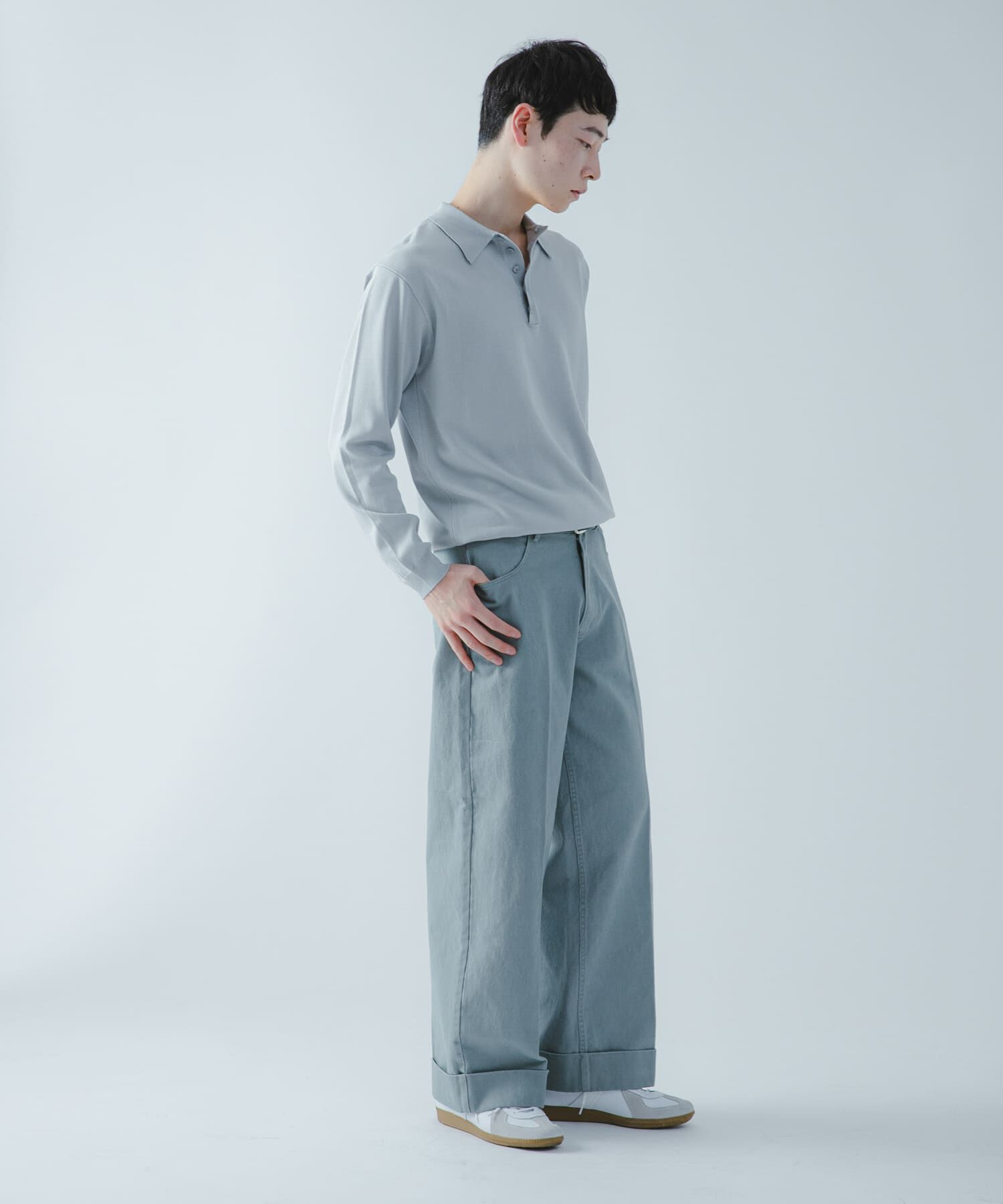 SENSE OF PLACE by URBAN RESEARCH「『洗濯可/防花粉』SKIN Proofニットポロシャツ」|ニット・セーター|