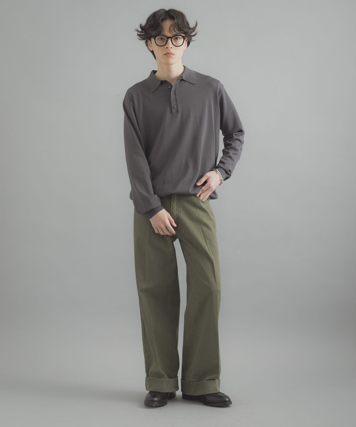 SENSE OF PLACE by URBAN RESEARCH「『洗濯可/防花粉』SKIN Proofニットポロシャツ」|ニット・セーター|