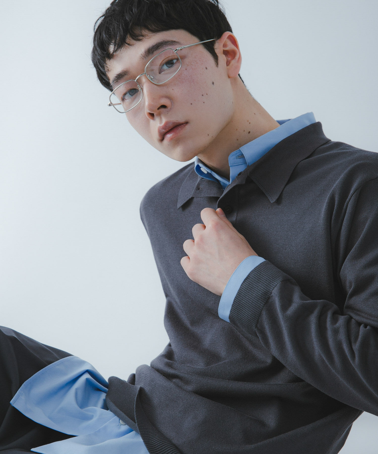 SENSE OF PLACE by URBAN RESEARCH「『洗濯可/防花粉』SKIN Proofニットポロシャツ」|ニット・セーター|