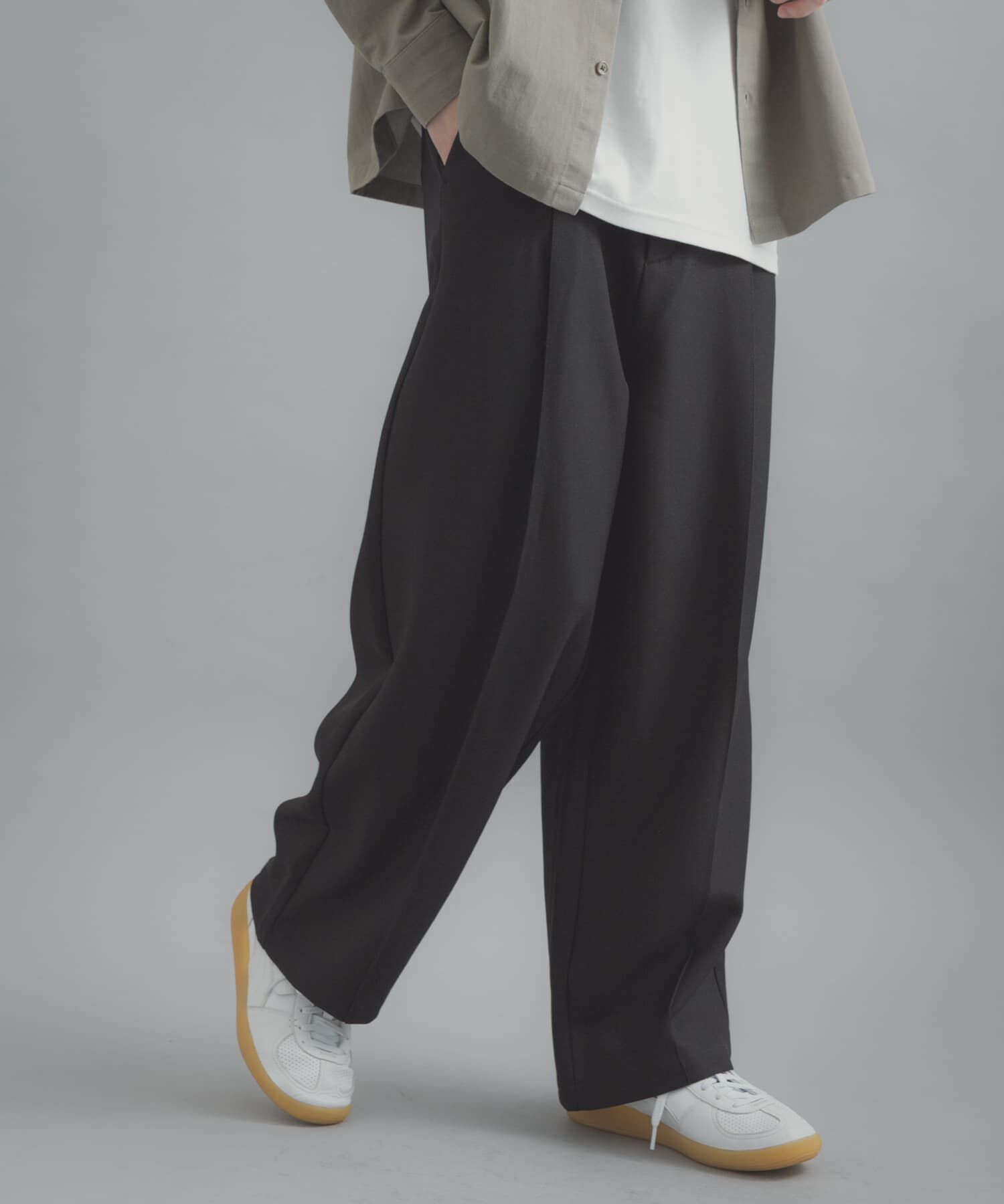 SENSE OF PLACE by URBAN RESEARCH「『撥水/防花粉』SKIN Proofタックワイドパンツ」|その他|