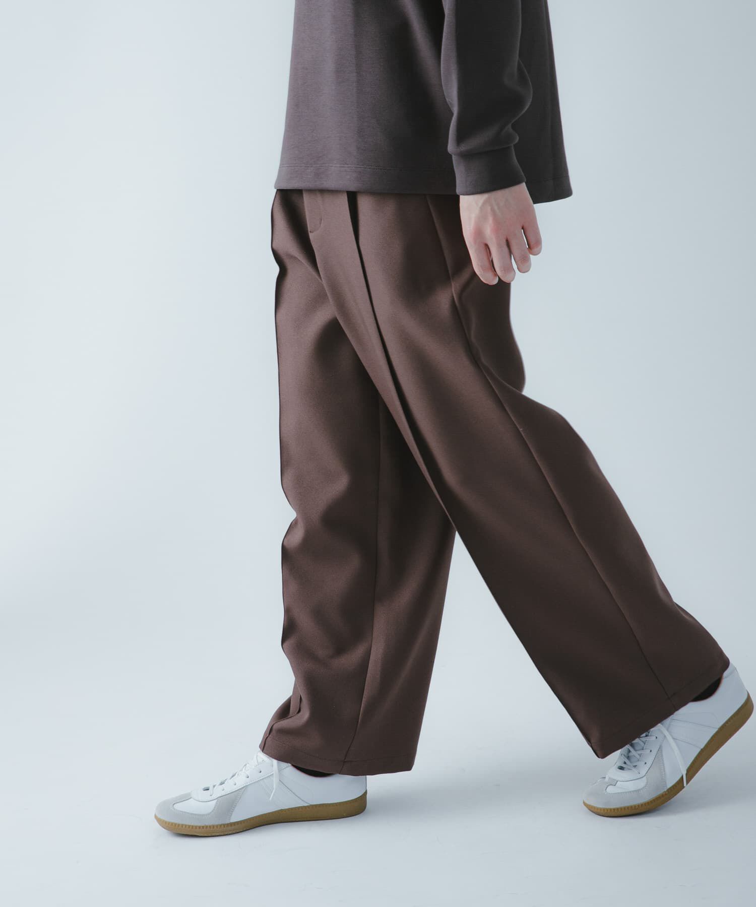 SENSE OF PLACE by URBAN RESEARCH「『撥水/防花粉』SKIN Proofタックワイドパンツ」|その他|