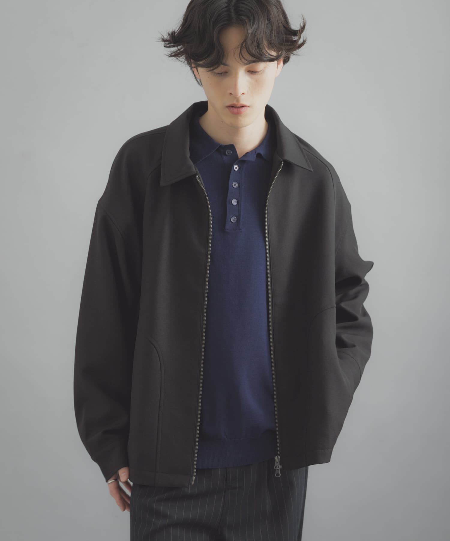 SENSE OF PLACE by URBAN RESEARCH「『撥水/防花粉』SKIN Proofジップブルゾン」|ブルゾン・スタジャン|