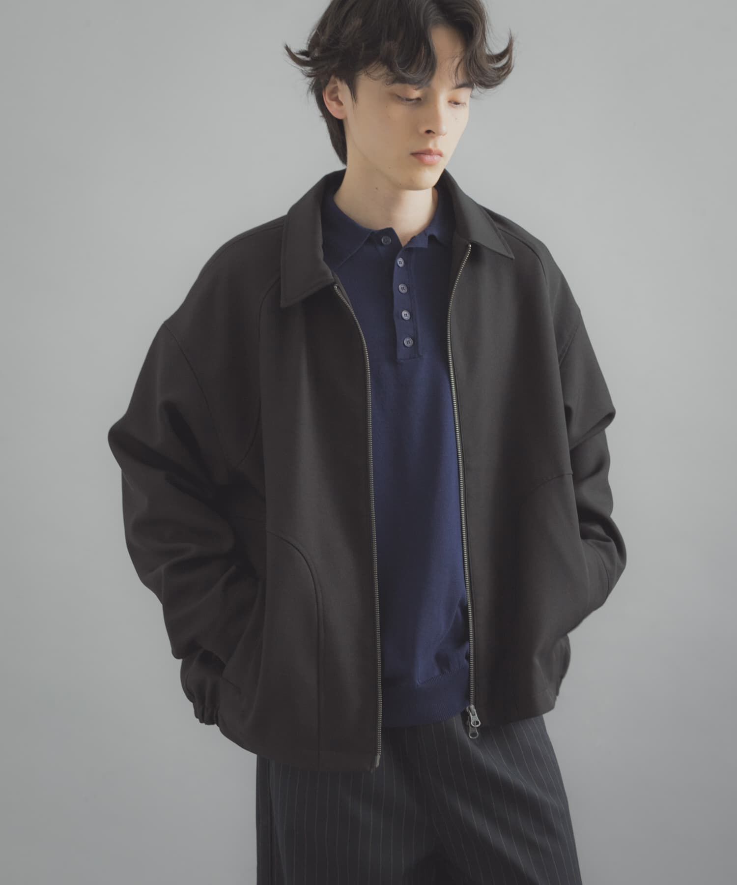 SENSE OF PLACE by URBAN RESEARCH「『撥水/防花粉』SKIN Proofジップブルゾン」|ブルゾン・スタジャン|