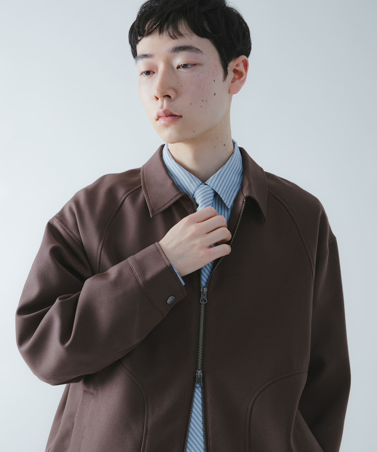 SENSE OF PLACE by URBAN RESEARCH「『撥水/防花粉』SKIN Proofジップブルゾン」|ブルゾン・スタジャン|