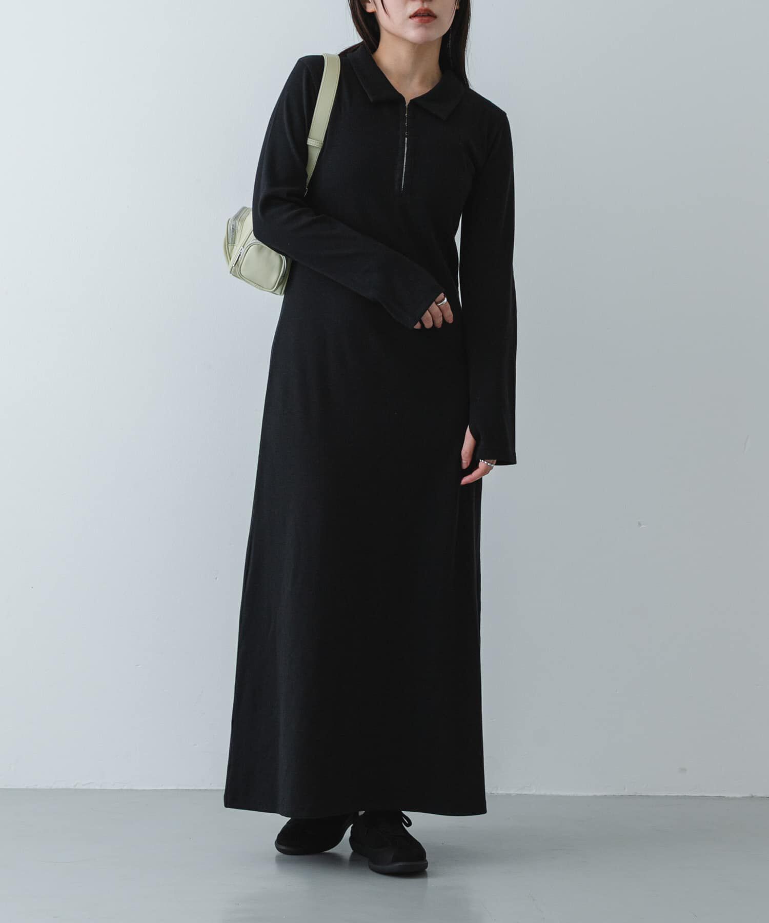 SENSE OF PLACE by URBAN RESEARCH「エリツキホックワンピース」|ワンピース|ブラック