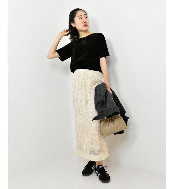  「TORRAZZO DONNAスパンコールスカート」|スカート|