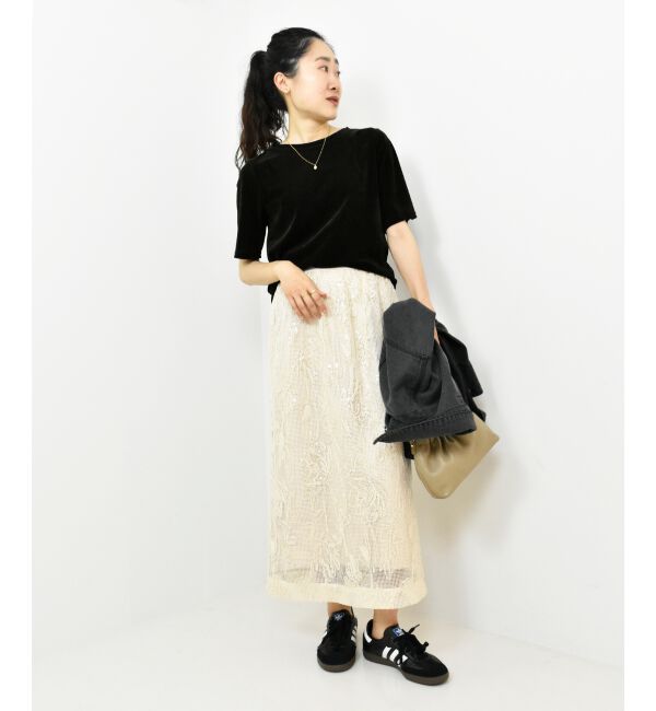  「TORRAZZO DONNAスパンコールスカート」|スカート|