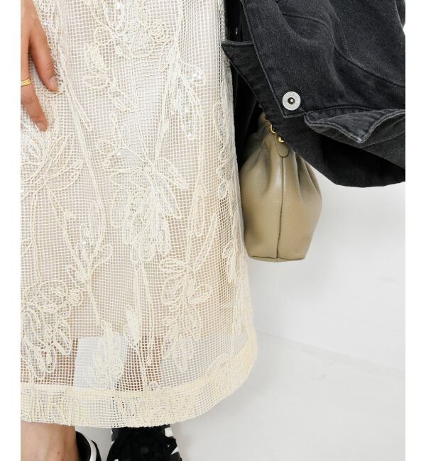  「TORRAZZO DONNAスパンコールスカート」|スカート|