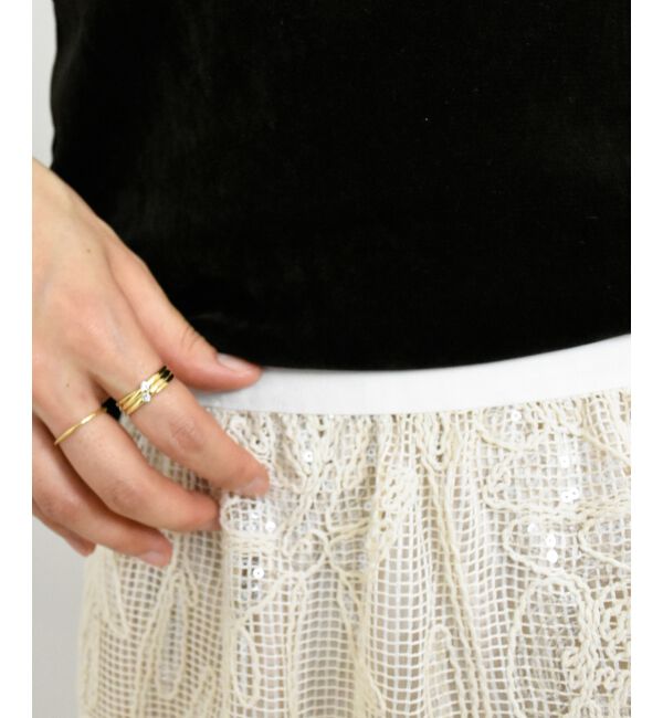  「TORRAZZO DONNAスパンコールスカート」|スカート|