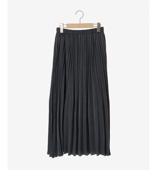  「《手洗い可能》マロンサテン変形プリーツスカート」|スカート|