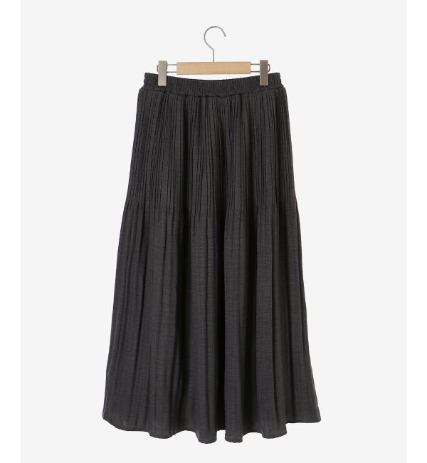  「ウールタッチ消しプリーツスカート」|スカート|