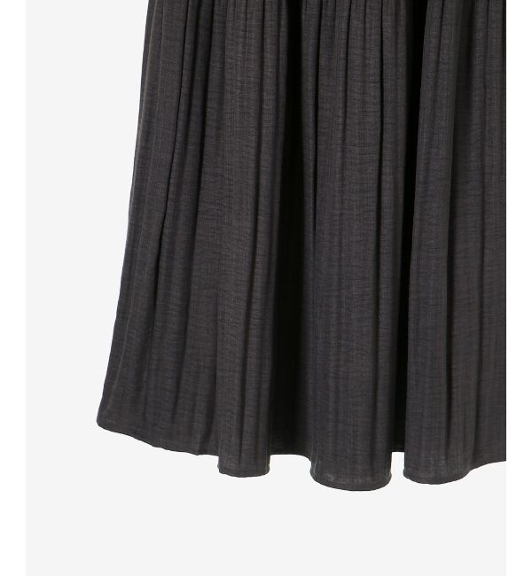  「ウールタッチ消しプリーツスカート」|スカート|