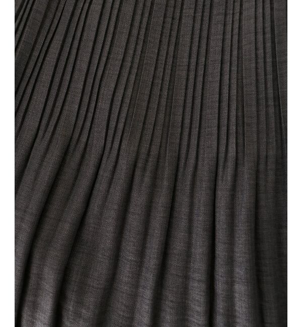  「ウールタッチ消しプリーツスカート」|スカート|