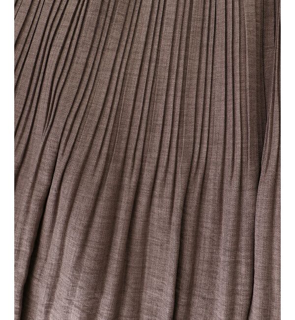  「ウールタッチ消しプリーツスカート」|スカート|