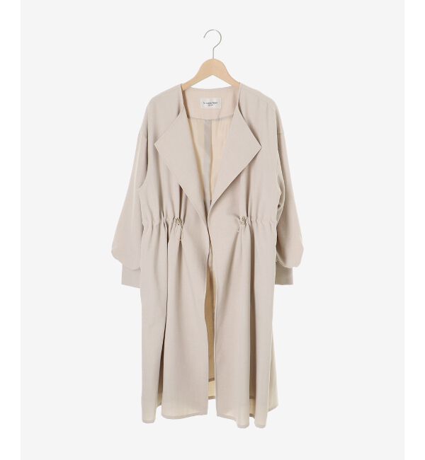  「タンブラーオックスノーカラーコート」|ノーカラーコート|